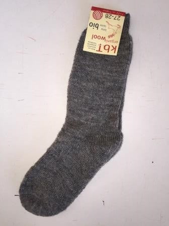 Hirsch Chaussettes en laine bouclette Enfant Gris