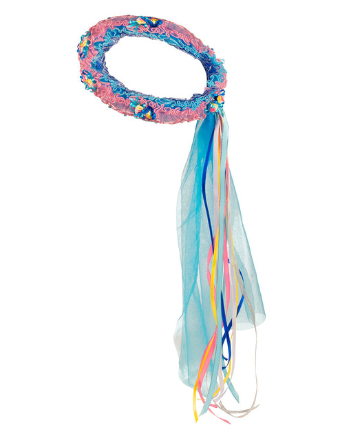 Déguisement Couronne de fleurs couleurs du paon Dreamy Dess-ups