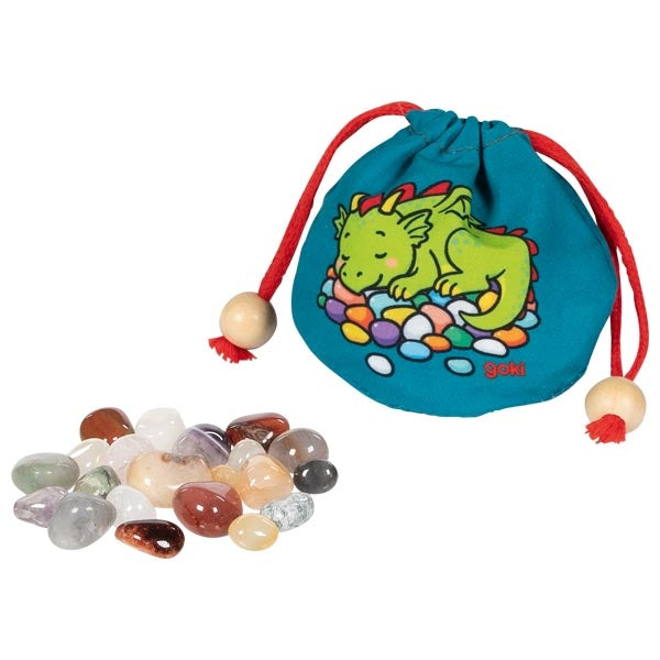 Goki Le sac à trésor du dragon endormi - pierres précieuses