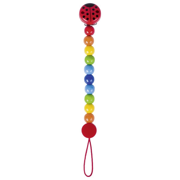 Attache tétine HEIMESS Coccinelle