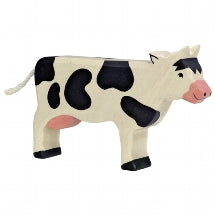 Vache noire debout HOLZTIGER