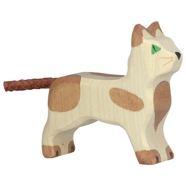 Petit chat debout Holztiger