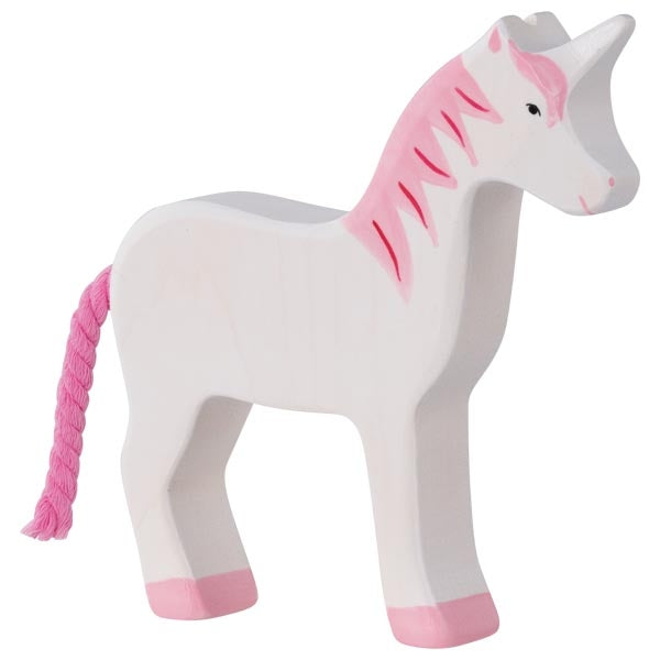 Holztiger Licorne en bois