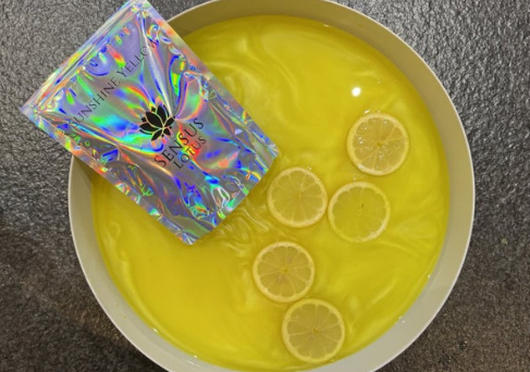 Sensus Lotus Poudre magique pour jeu sensoriel - Sunshine Yellow 30gr