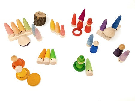 18 Bonhommes Bâtonnets Grapat - Jouets Libres
