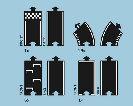 Grand Prix Route Way to Play - 24 pièces