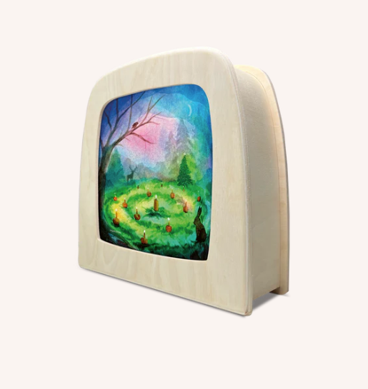Carte à insérer pour Lampe Au fil des Saisons - Illustratrice Vogel Geluk - Advent Garden