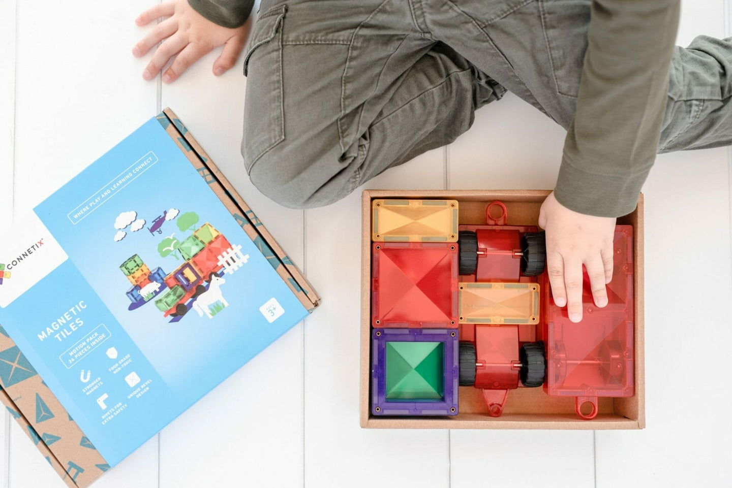 Connetix Tiles En mouvement 24 pièces