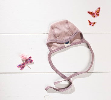 Cosilana bonnet bébé béguin différents coloris - Laine/soie