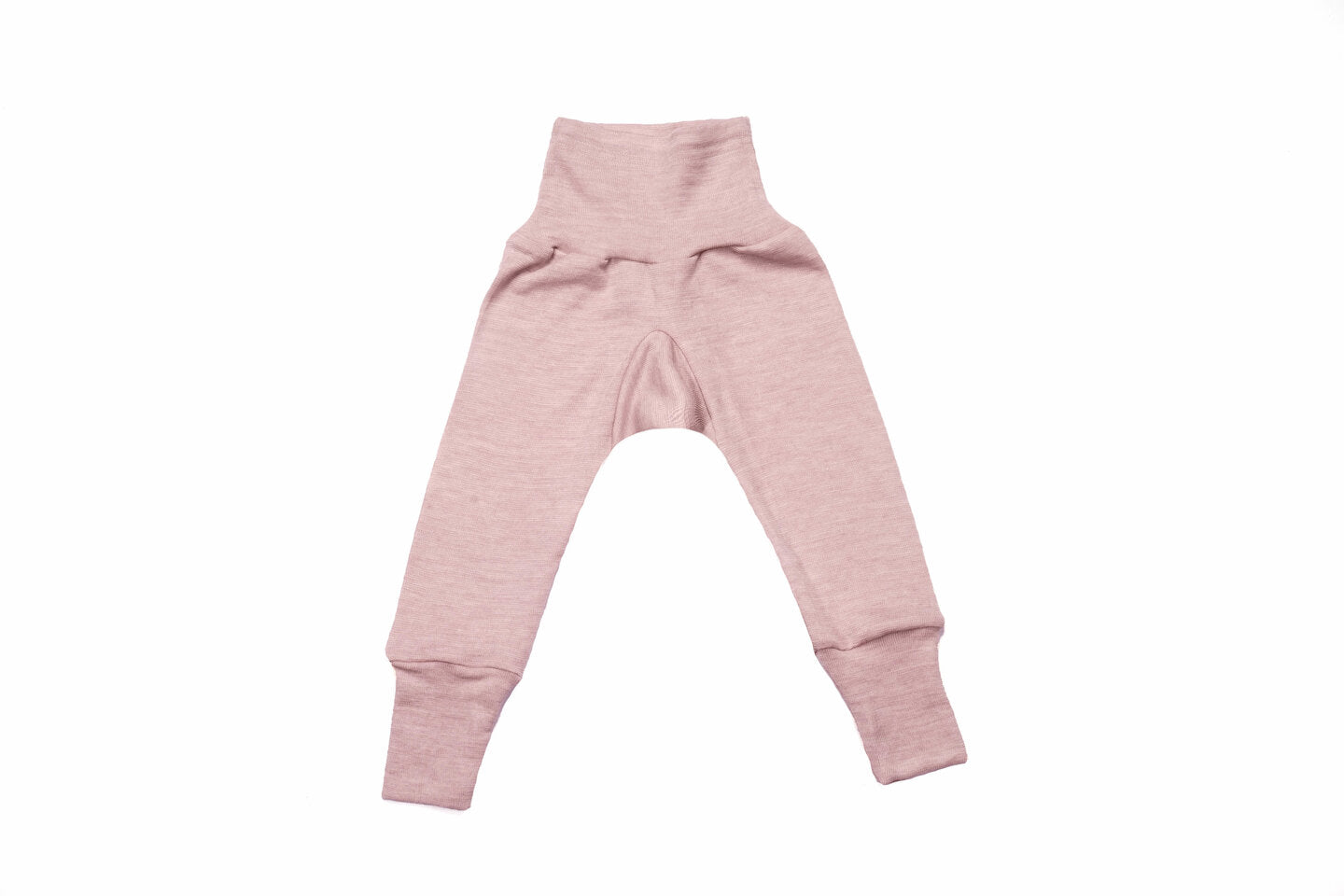 Cosilana Pantalon laine/soie rose chiné