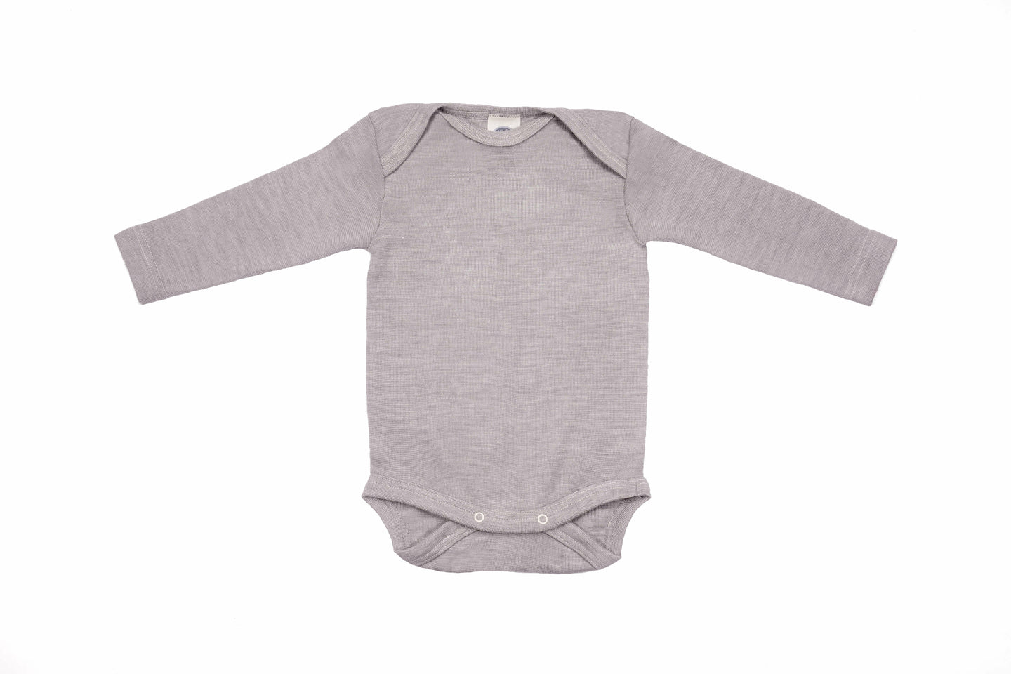 Cosilana Body manches longues laine/soie gris chiné