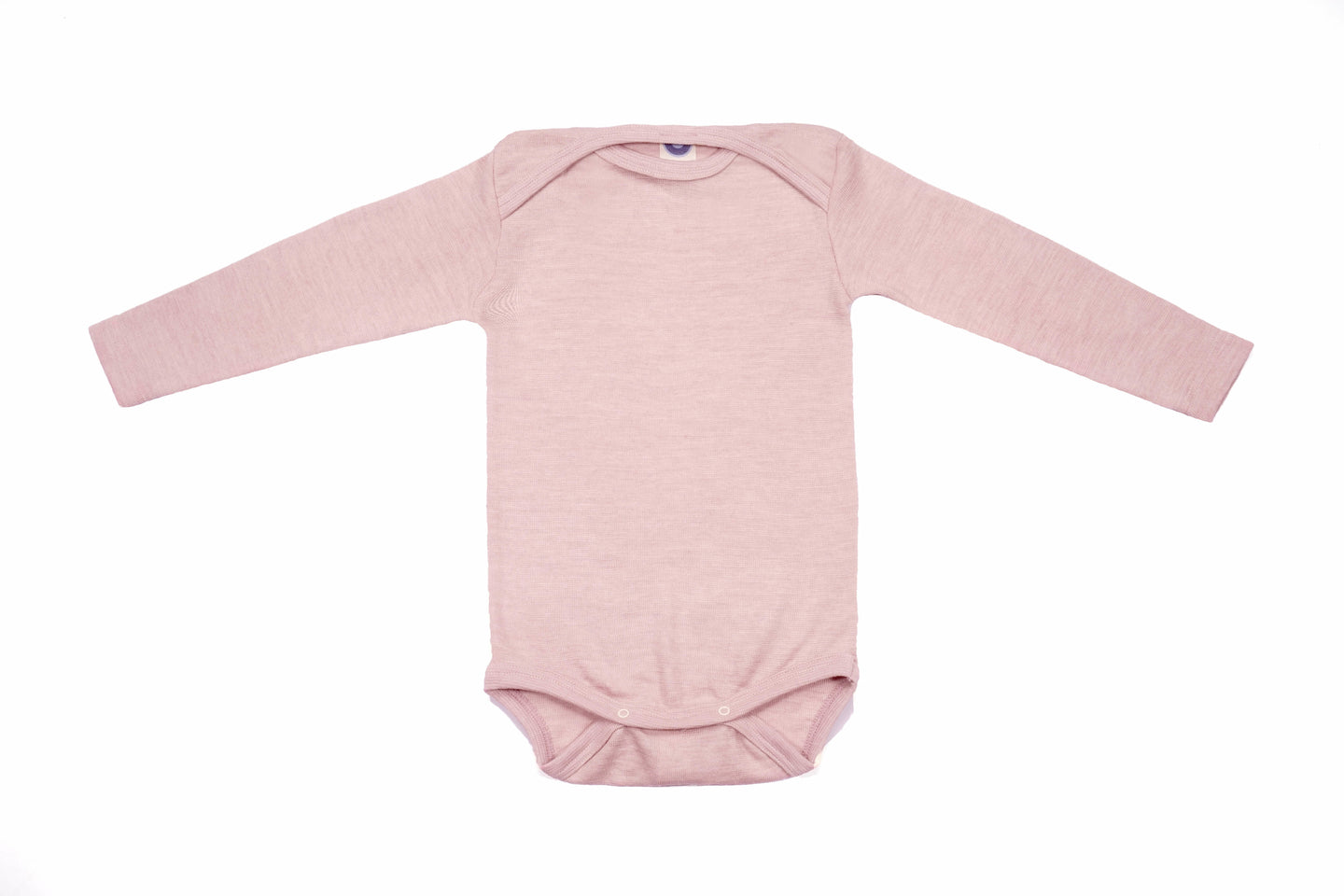 Cosilana Body manches longues laine/soie rose chiné