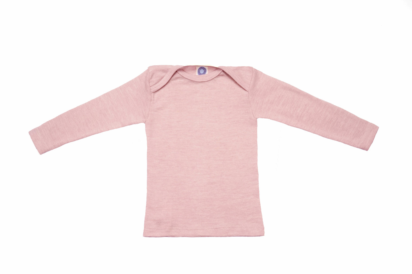 Cosilana T-shirt manches longues laine/soie rose chiné