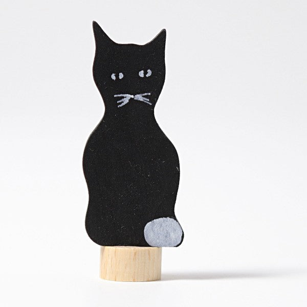 Figurine en bois Chat noir Grimm's