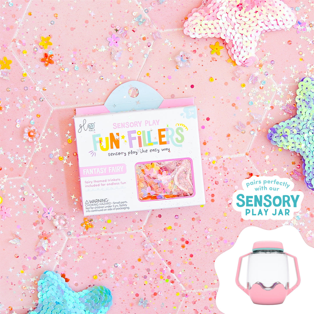 Glo Pals Fun Fillers pour bouteille et jeu sensoriel - Fées