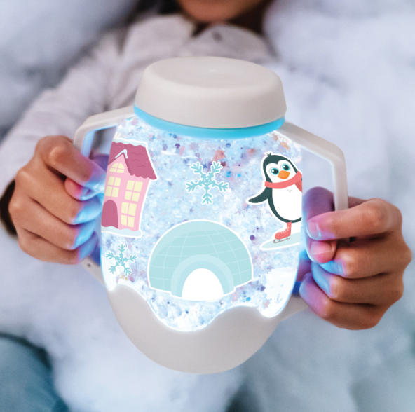 Glo Pals Coffret cadeau Bouteille sensorielle et Fun Fillers - Hiver