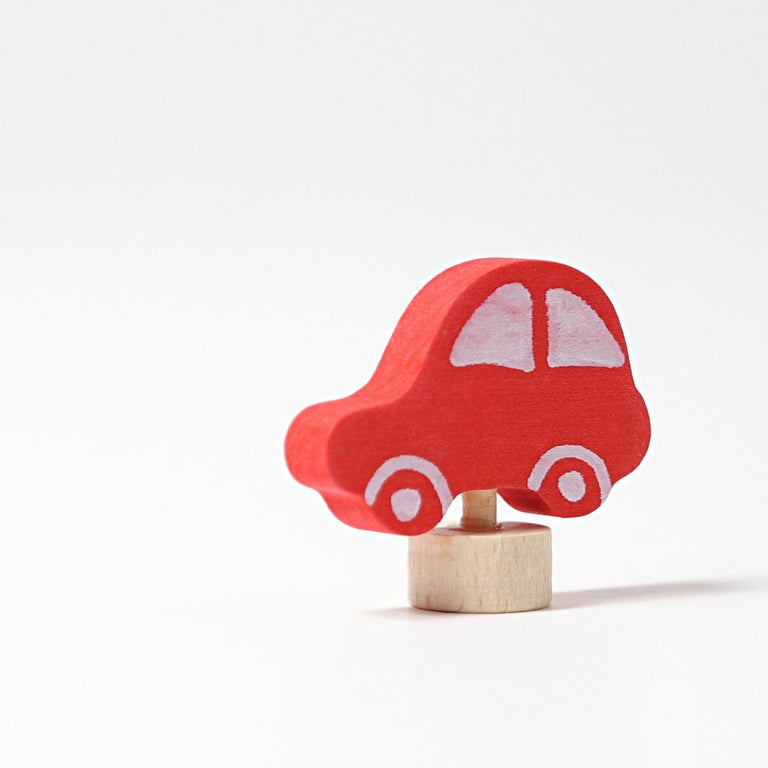 Grimm's Figurine en bois Voiture rouge