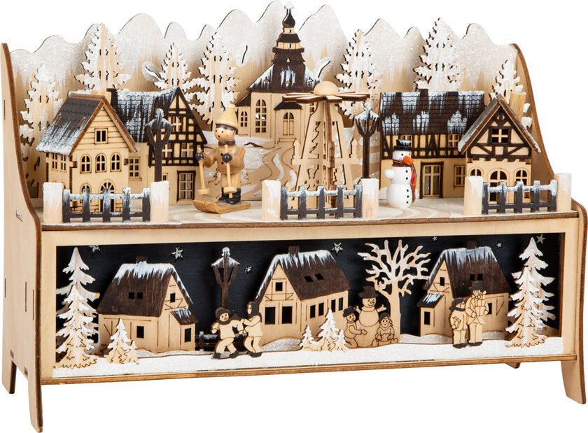 Lampe en bois Rêve Hivernal