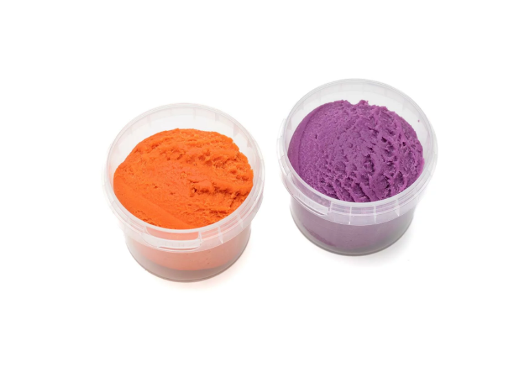 Neogrün Pâte à modeler Suri - Orange et Violet