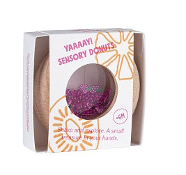Petit Boum Hochet sensoriel Donut Raisins