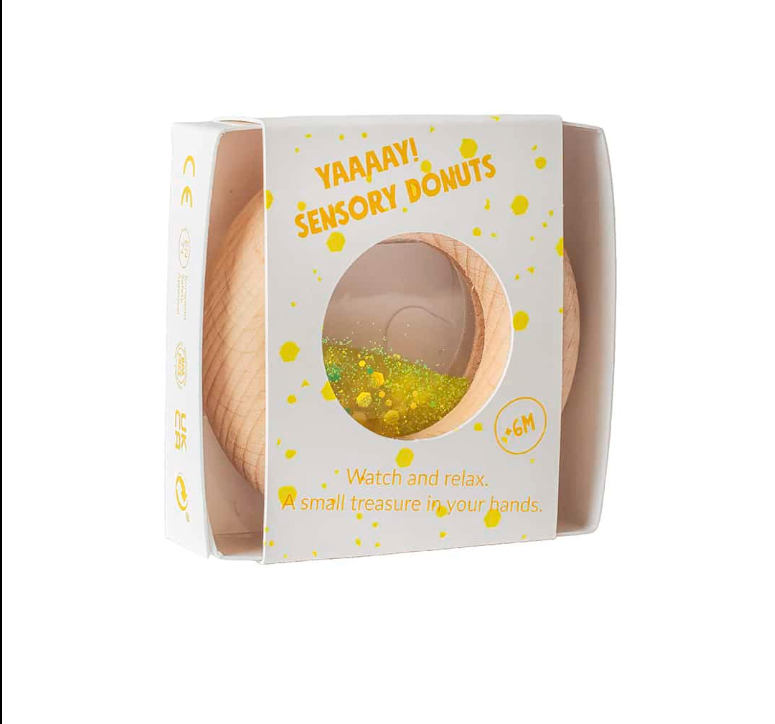 Petit Boum Au calme Donut Jaune
