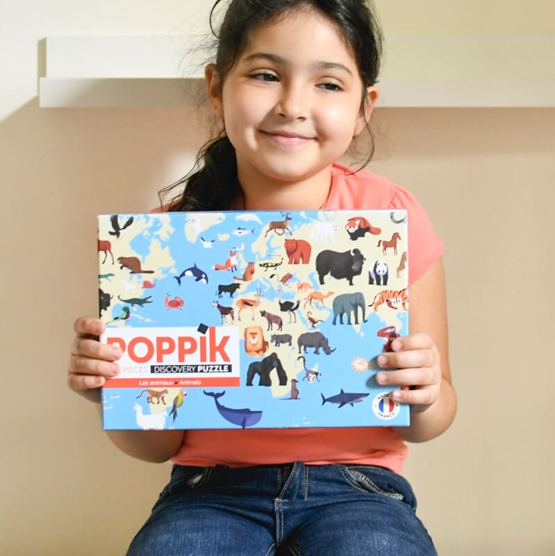 Puzzle Animaux 500 pièces Poppik