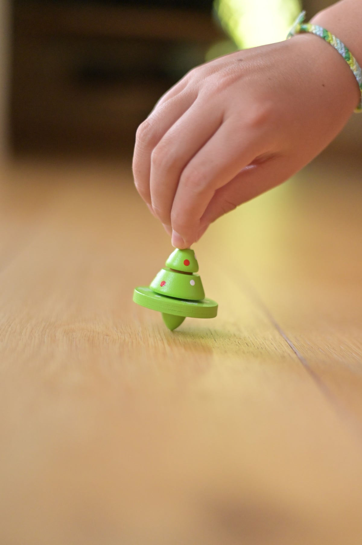 Toupie en bois Noël - Small Foot