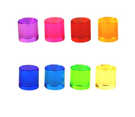 Bauspiel Cylindres translucides - Lot de 16