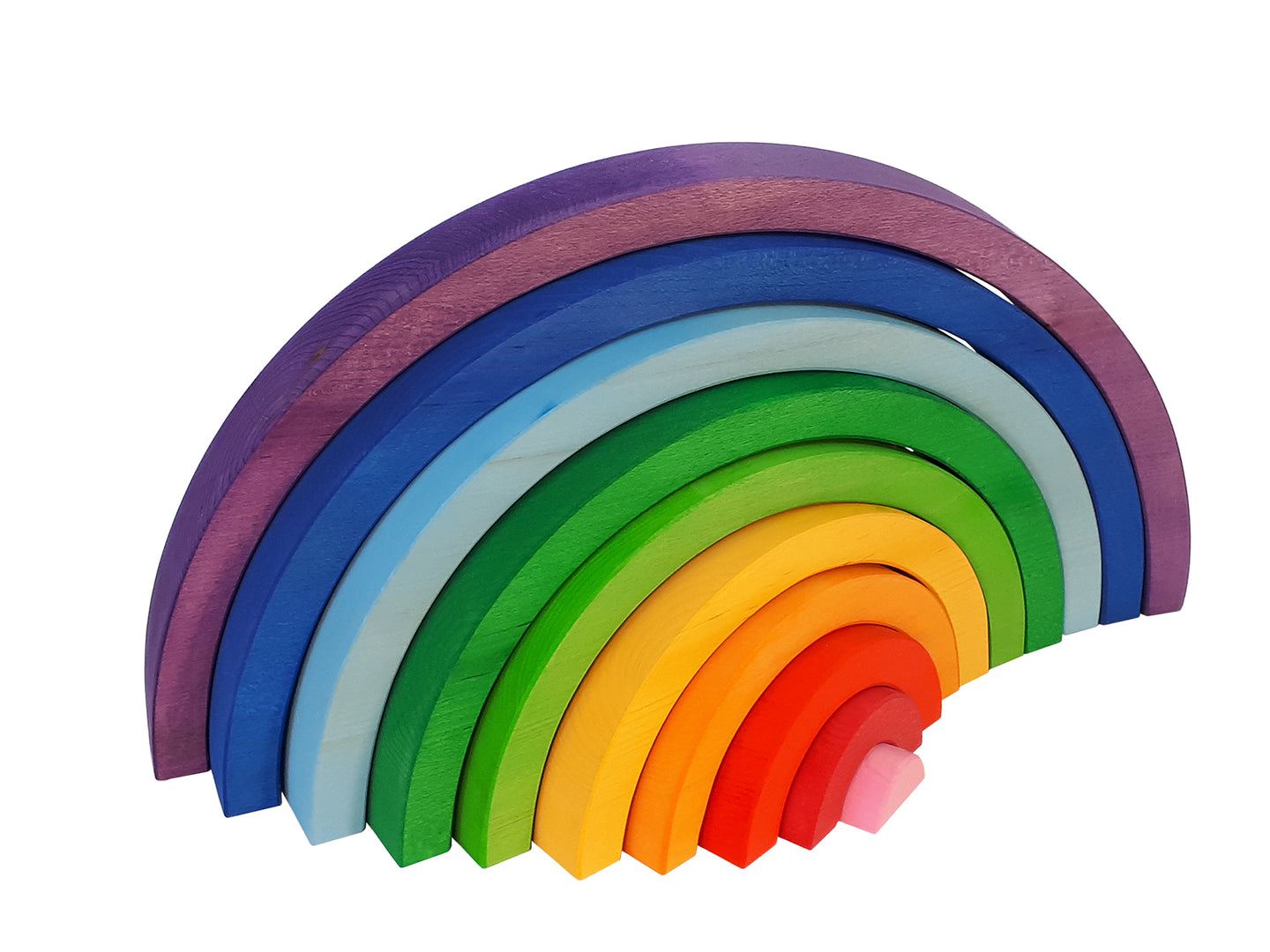 Bauspiel Arc-en-ciel Géant en bois - 10 pièces - 50cm