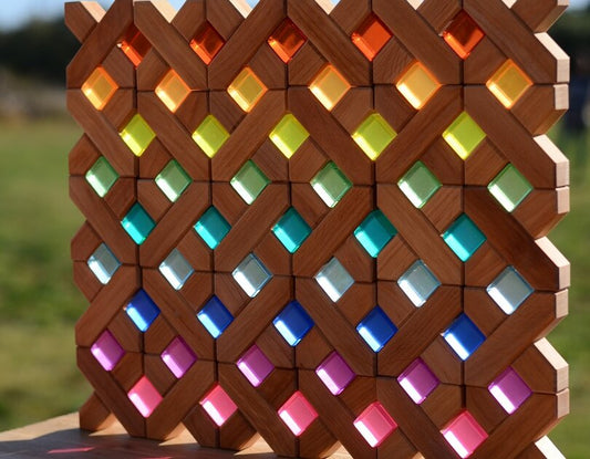 Bauspiel Blocs de construction en X - 45 pièces