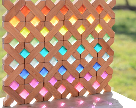 Bauspiel Blocs de construction Plus - 12 pièces