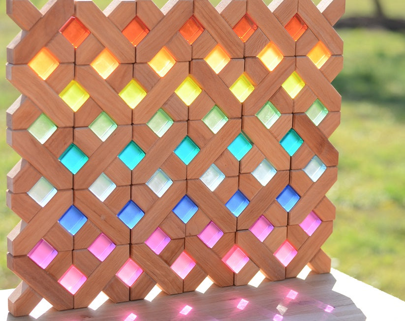 Bauspiel Blocs de construction en X - 45 pièces