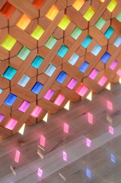Bauspiel Blocs de construction en X - 45 pièces