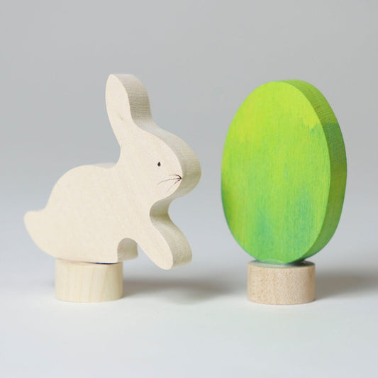 Grimm's Figurines Pâques Batik Vert - Lot de 2