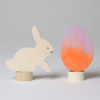 Grimm's Figurines Pâques Batik Orange - Lot de 2