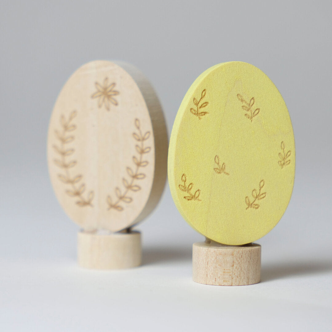 Grimm's Figurines Oeufs de Pâques Floral Duo - Lot de 2