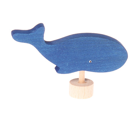 Baleine figurine en bois Grimms