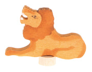 Figurine en bois Lion (peint main) Grimm's