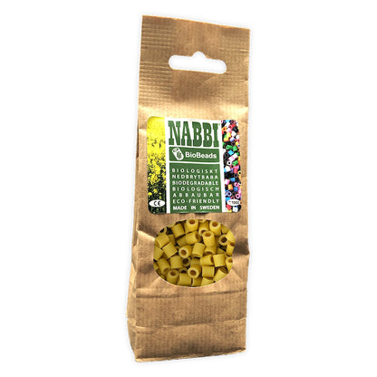 Nabbi BioBeads Perles à repasser Biodégradables couleur au choix - Lot de 1000 - 5mm