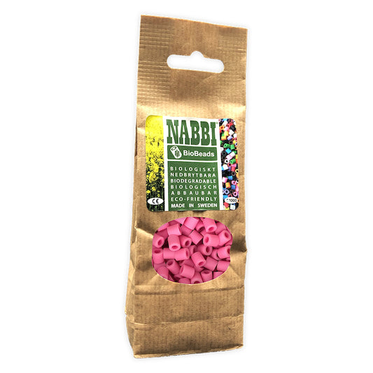 Nabbi BioBeads Perles à repasser Biodégradables couleur au choix - Lot de 1000 - 5mm