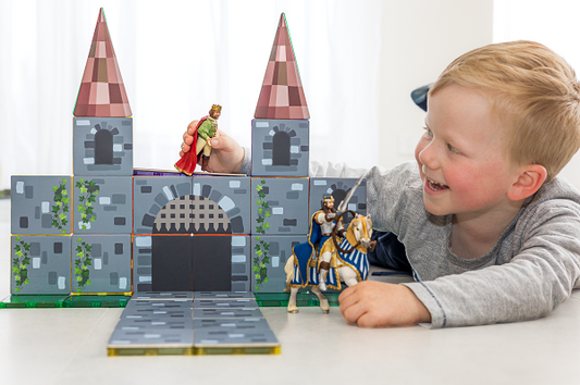Learn & Grow Toys Toppers - Château - 40 pièces magnétiques