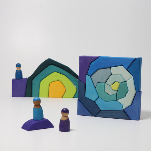 Grand puzzle en bois 4 tempéraments GRIMMS