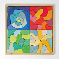 Grand puzzle en bois 4 tempéraments GRIMMS
