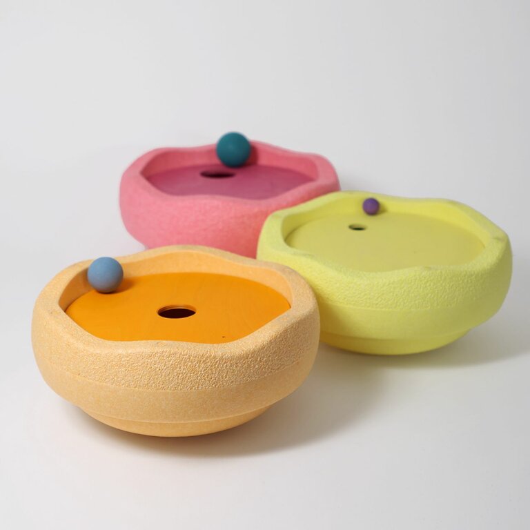 Grimm's x Stapelstein Disques en mouvement Pastel Chaud