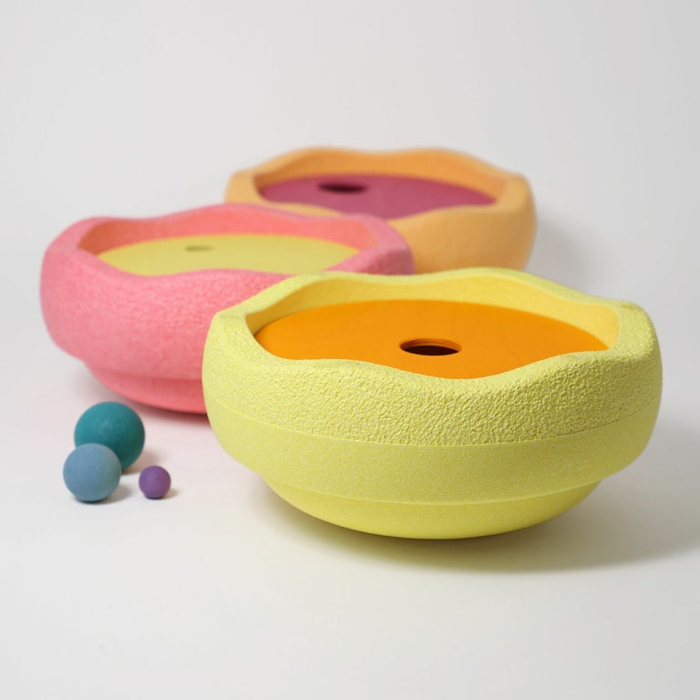 Grimm's x Stapelstein Disques en mouvement Pastel Chaud