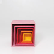 Cubes à empiler Rose Lollipop Grimm's