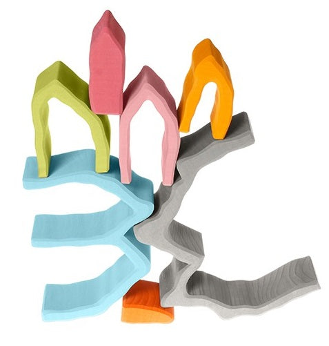 Jeu à empiler grottes pastel GRIMM's