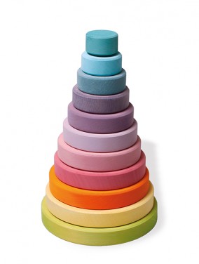 Tour à empiler en bois Pastel GRIMM's