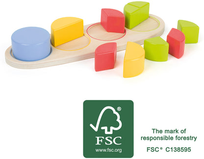 Puzzle Educatif en bois Fractions Small Foot