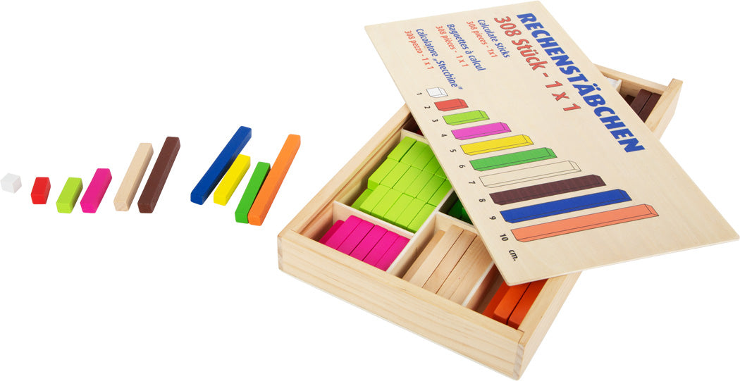 Coffret 308 bâtonnets de calcul en bois Small Foot